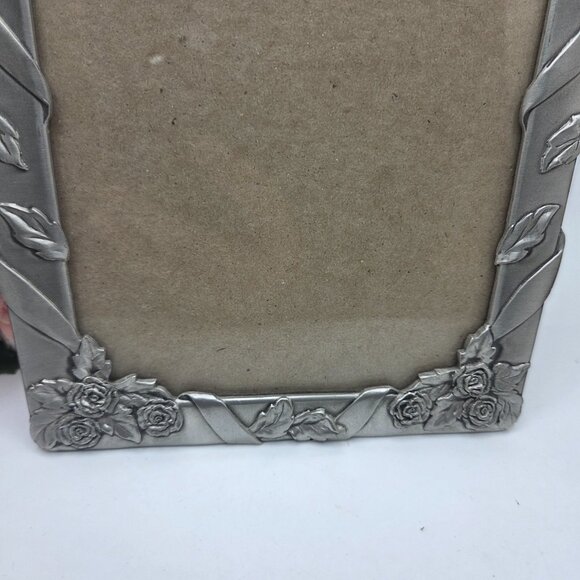 Vintage Seagull Pewter Wedding Doves Floral Design Photo Frame 5x7 - Picture 5 of 15